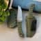 Steel Outdoor Survival Knife with Handle & Kydex Sheath for Camping