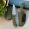 Steel Outdoor Survival Knife with Handle & Kydex Sheath for Camping