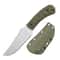 Steel Outdoor Survival Knife with Handle & Kydex Sheath for Camping