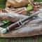 Premium Steel Hunting Knife with Wooden Handle Sharp & Durable Outdoor Knife
