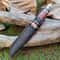 Premium Steel Hunting Knife with Wooden Handle Sharp & Durable Outdoor Knife