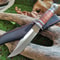 Premium Steel Hunting Knife with Wooden Handle Sharp & Durable Outdoor Knife