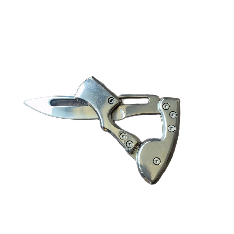 Compact Stainless Steel Mini Folding Knife Portable Pocket Knife for Outdoor Camping & Survival