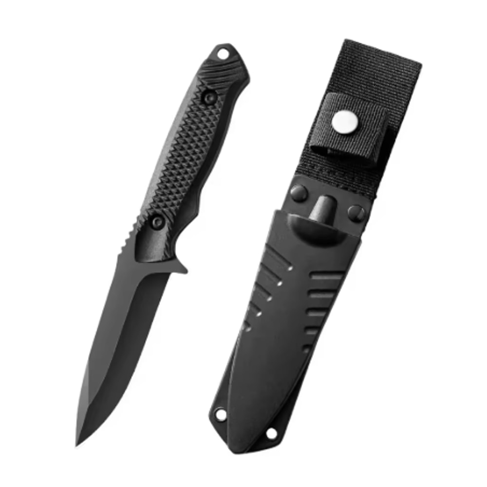 High Hardness Stainless Steel Pocket Knife With Sheath Outdoor BBQ Travel Blade 6