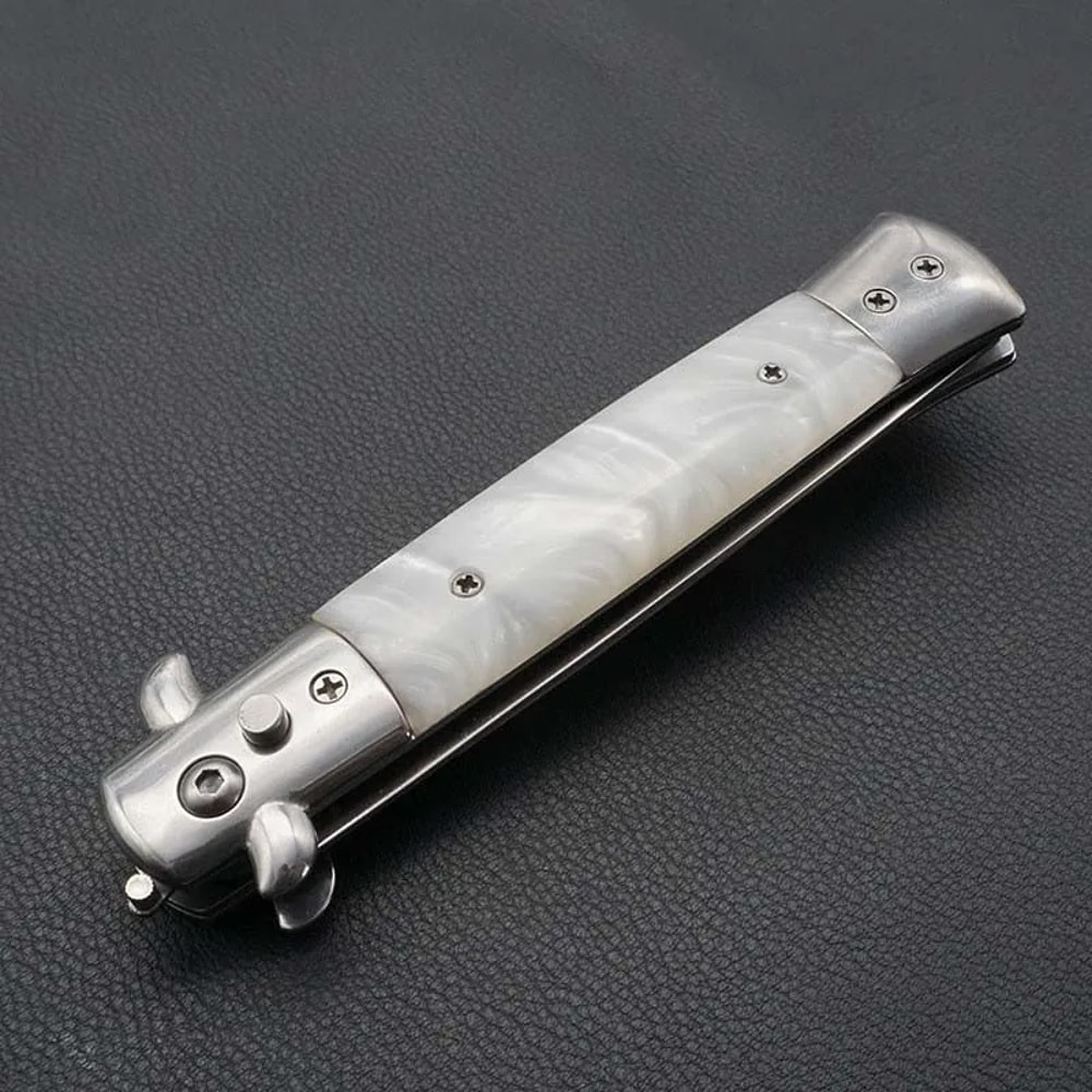 Stainless Steel Folding Switchblade Pocket Comb For Men 3