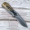 Olive Wood Folding Pocket Knife With Blade 0