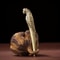 Antique Brass Parrot Tea Knife For Kung Fu Tea Set And Pu Erh Tea 2