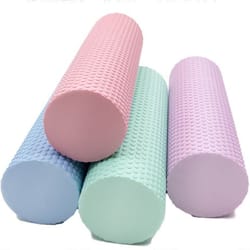 high density foam roller for yoga pilates and muscle recovery