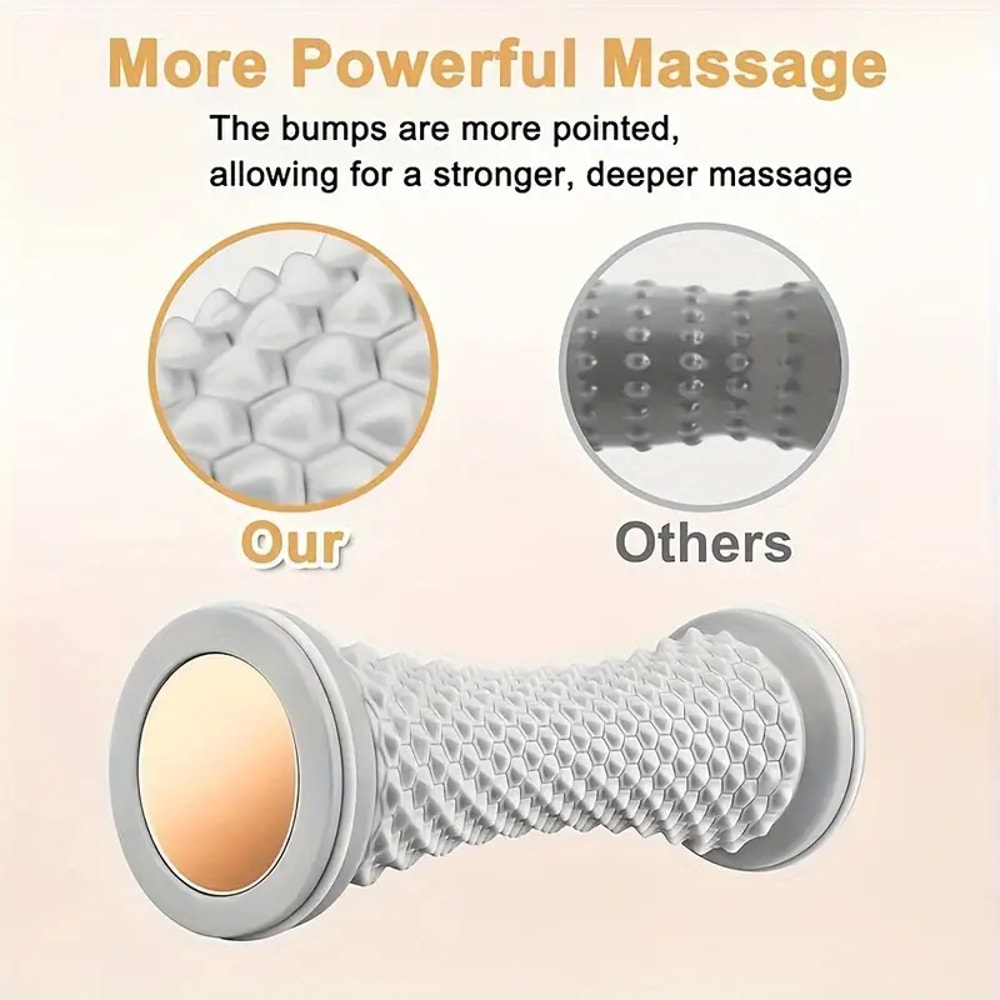 Manual Foot Massager Roller for Plantar Fascia Relief and Muscle Relaxation