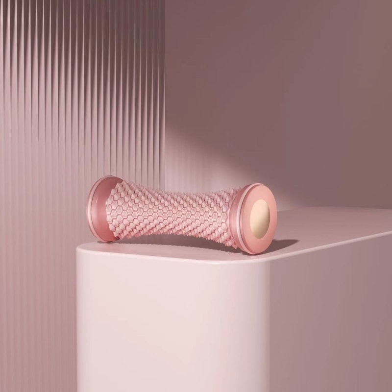 Manual Foot Massager Roller for Plantar Fascia Relief and Muscle Relaxation