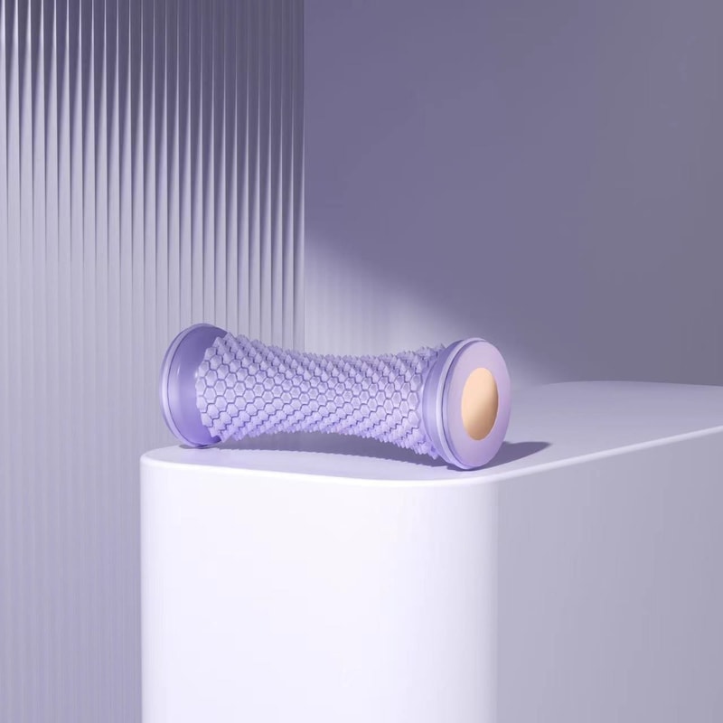 Manual Foot Massager Roller for Plantar Fascia Relief and Muscle Relaxation