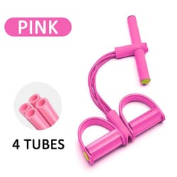 tube pedal resistance band for home workouts and core toning