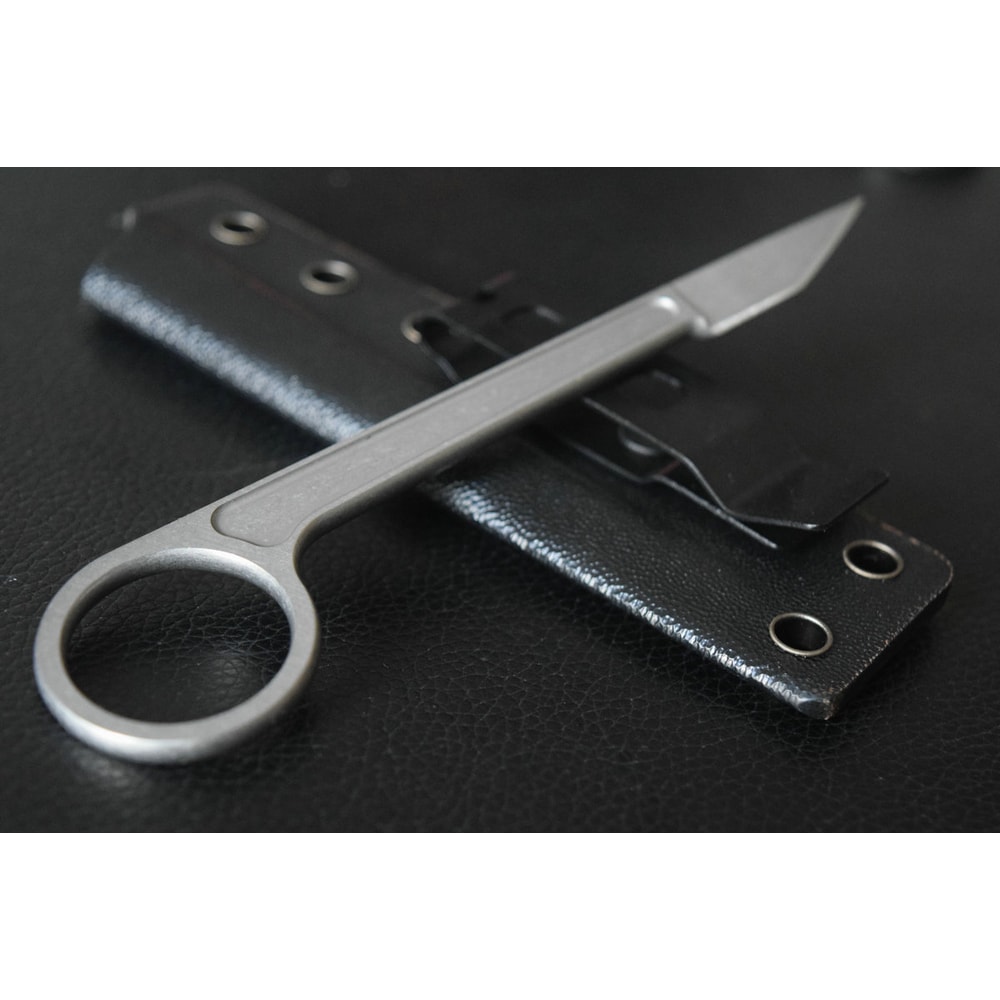 Neck Knife With Kydex Sheath Compact Fixed Blade For Camping 4