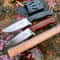 Brother Fixed Blade Bushcraft Knife with Micarta Handle