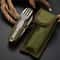 Camping Utensil Set With Foldable Stainless Steel Travel Cutlery 0