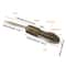 Camping Utensil Set With Foldable Stainless Steel Travel Cutlery 2