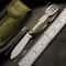 Camping Utensil Set With Foldable Stainless Steel Travel Cutlery 3