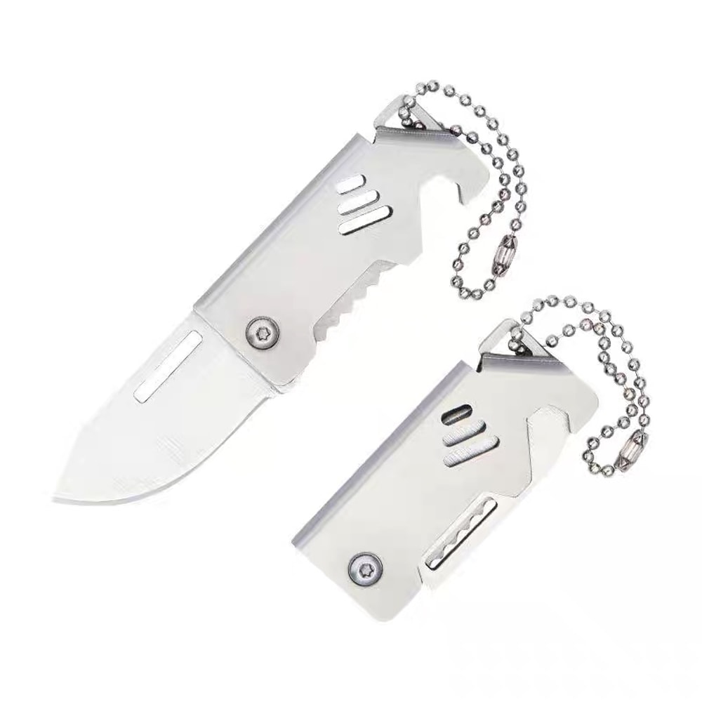 Mini Stainless Steel Keychain Knife With Bottle Opener 5