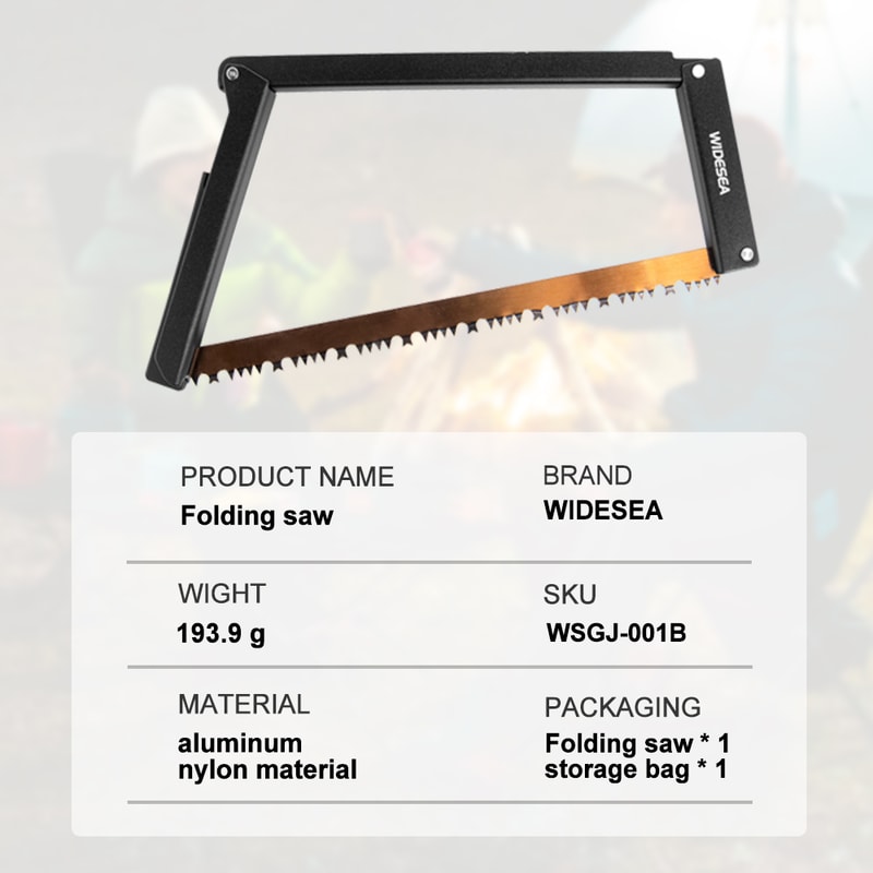 Folding Saw Camping Saw With Manganese Steel Blade 3