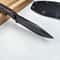 Compact Stonewashed Camping Knife With Sheath 4