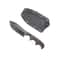 Compact Stonewashed Camping Knife With Sheath 6