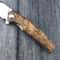 Steel Folding Pocket Knife with Sandalwood Handle for Camping
