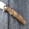 Steel Folding Pocket Knife with Sandalwood Handle for Camping
