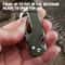 Portable Folding Box Cutter Stainless Steel Serrated Hook Knife 2