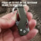 Portable Folding Box Cutter Stainless Steel Serrated Hook Knife 2