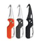 Portable Folding Box Cutter Stainless Steel Serrated Hook Knife 3