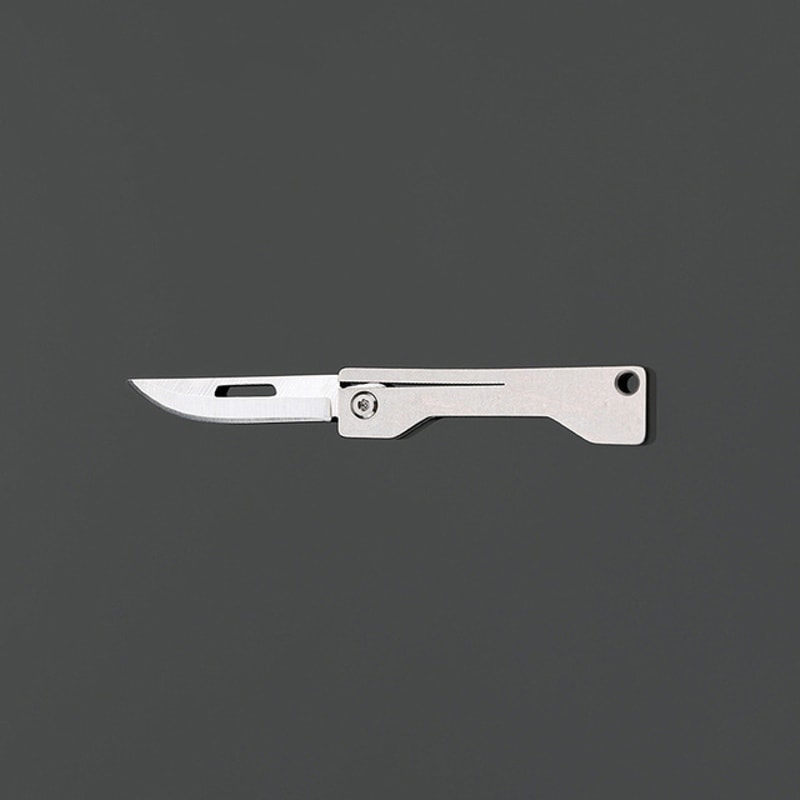 Titanium Mini Folding Knife Keychain Package Opener 3