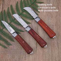 folding grafting knife for fruit trees garden pruning and budding tool