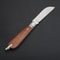 Yellow Sandalwood Camping Folding Knife for Outdoor Food Prep