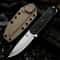 Dragonbone Stainless Steel Fixed Blade Camping Knife With Sheath 0