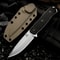 Dragonbone Stainless Steel Fixed Blade Camping Knife With Sheath 0