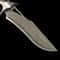 Damascus Steel Small Straight Outdoor Utility Knife for Camping and Fruit Cutting