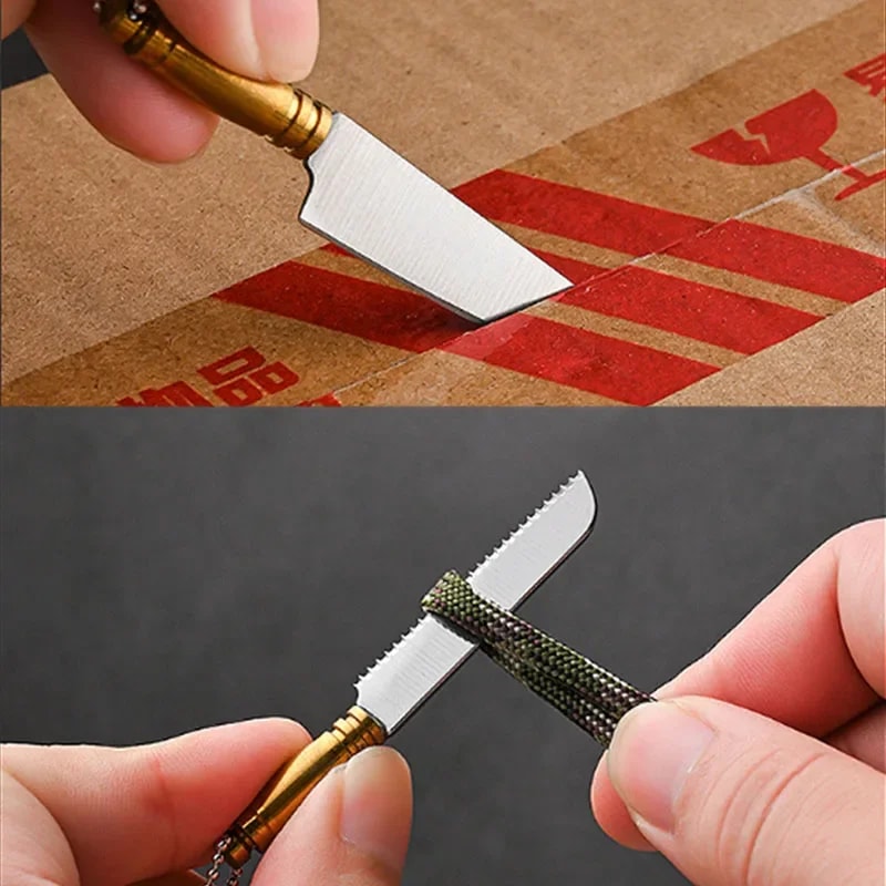 Mini Keychain Knife Stainless Steel Pocket Tool For Camping And Everyday Carry 1
