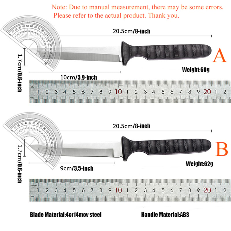 Multi Function Stainless Steel Outdoor Knife for Camping BBQ and Kitchen Prep
