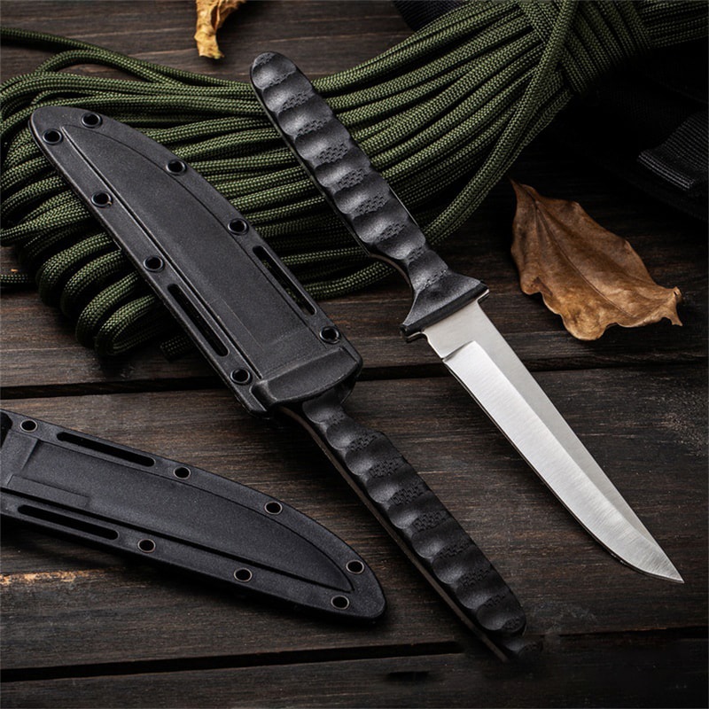 Multi Function Stainless Steel Outdoor Knife for Camping BBQ and Kitchen Prep
