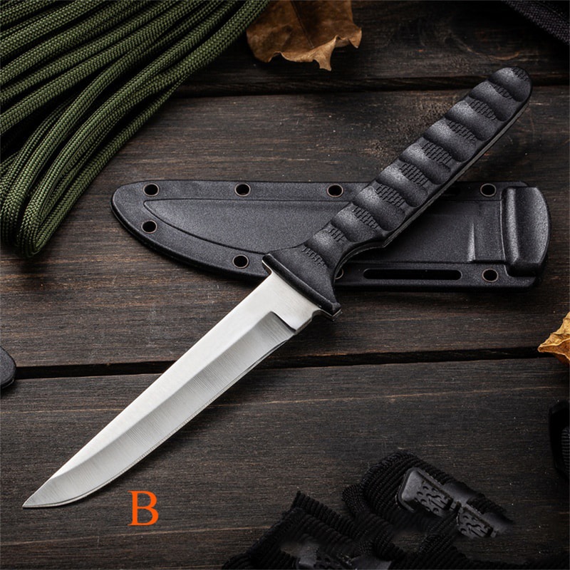 Multi Function Stainless Steel Outdoor Knife for Camping BBQ and Kitchen Prep
