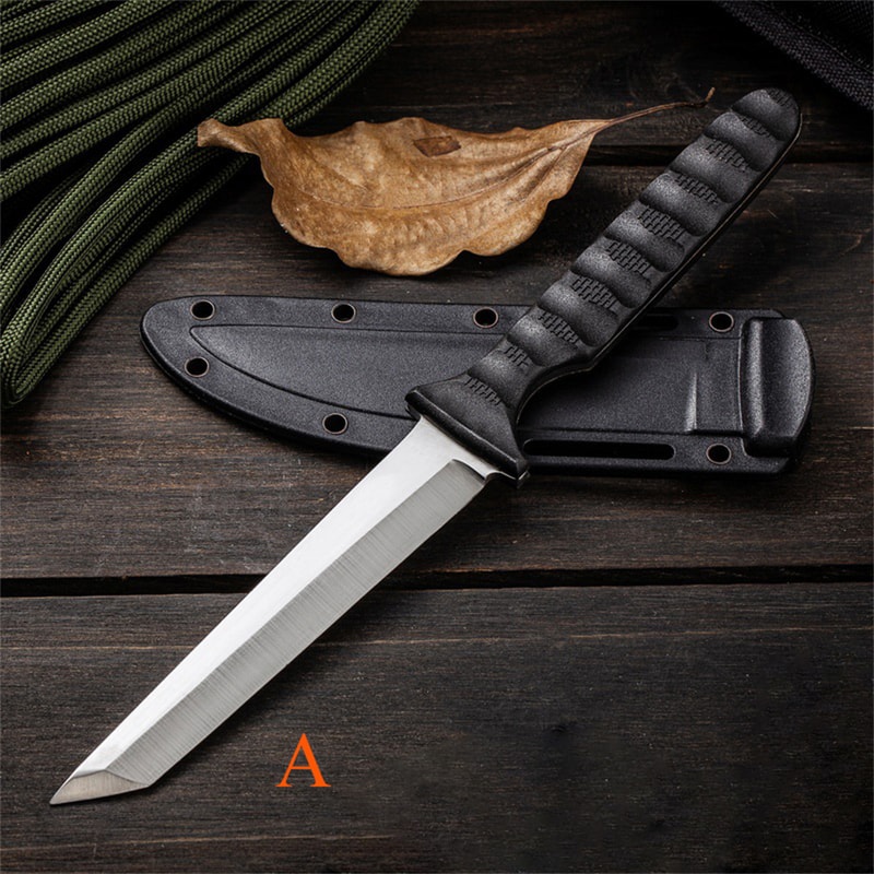 Multi Function Stainless Steel Outdoor Knife for Camping BBQ and Kitchen Prep