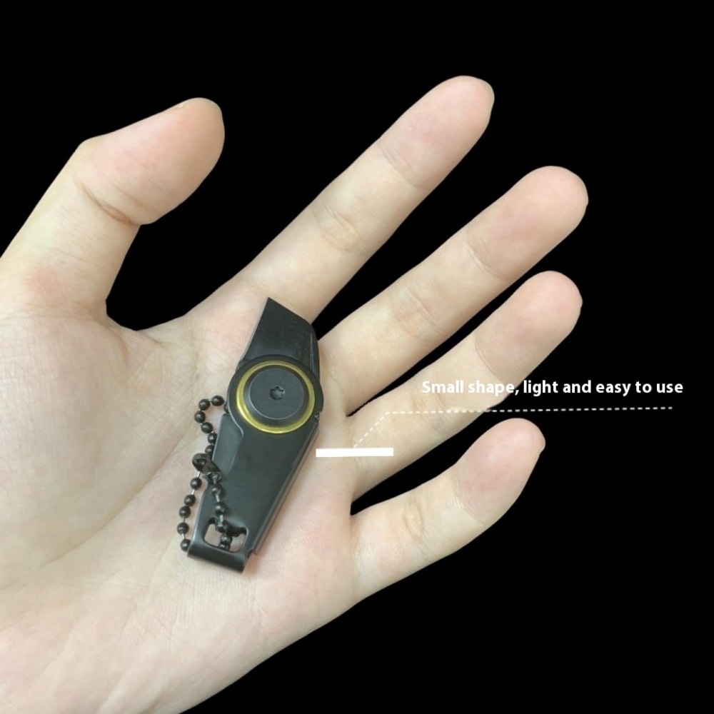 Stainless Steel Keychain Knife Mini Folding Box Opener 1