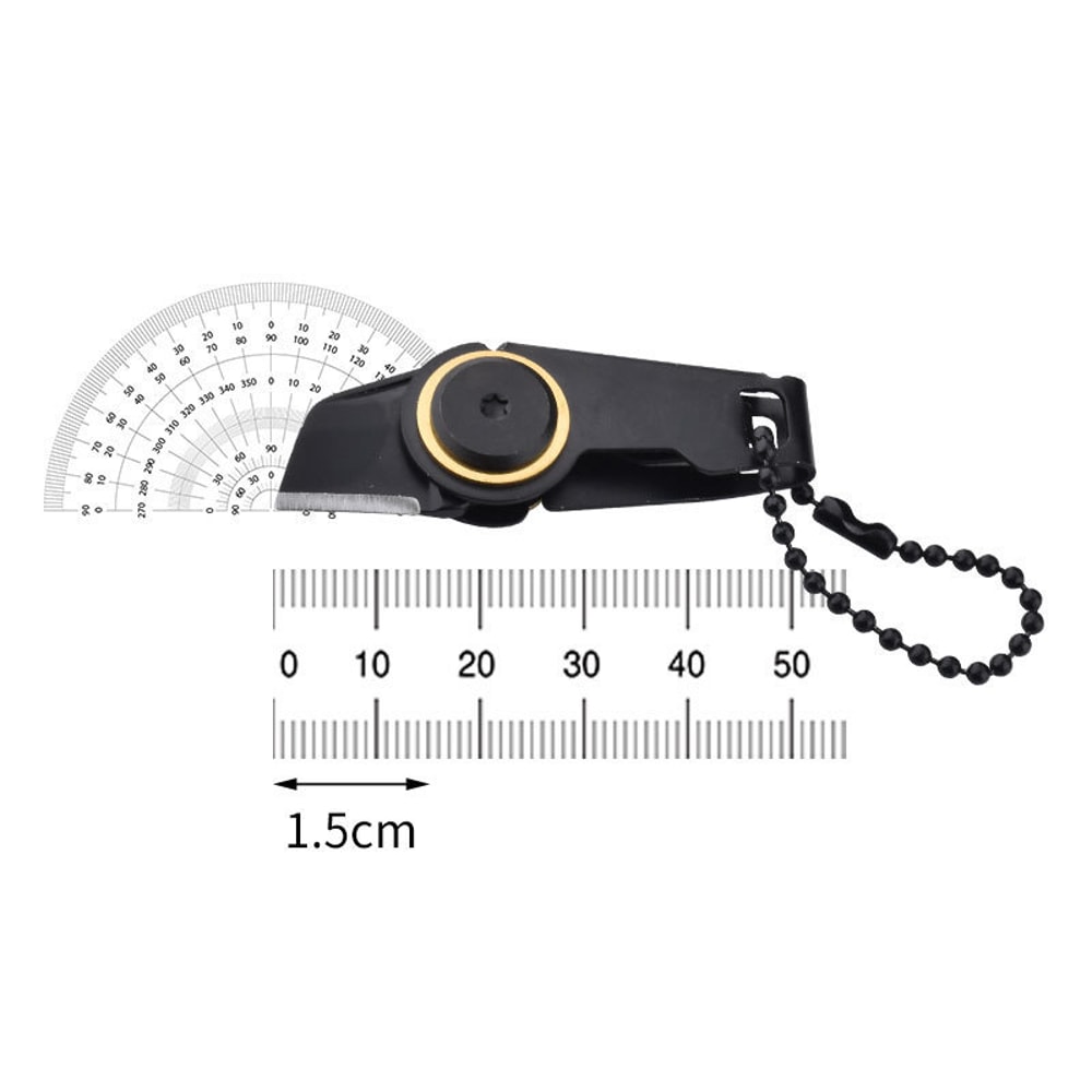 Stainless Steel Keychain Knife Mini Folding Box Opener 3