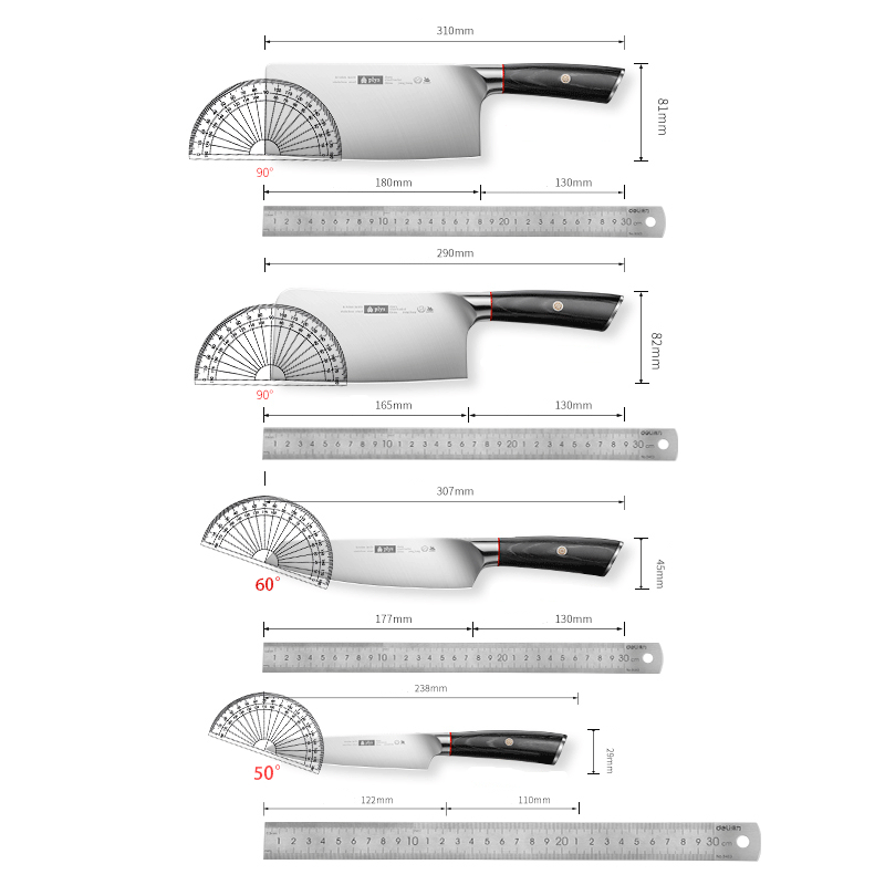 Stainless Steel Chef Knife For Sharp Everyday Kitchen Prep 2