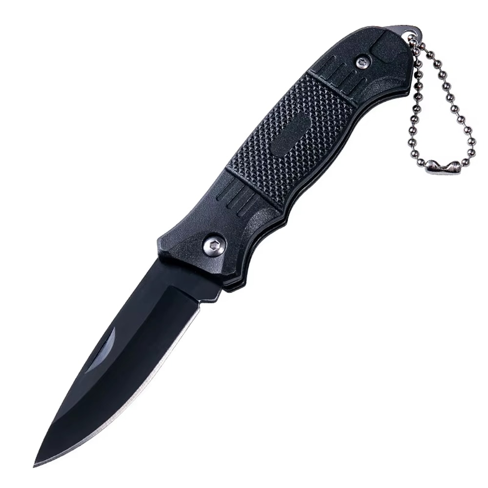 Portable Stainless Steel Keychain Folding Knife for Camping and Everyday Carry