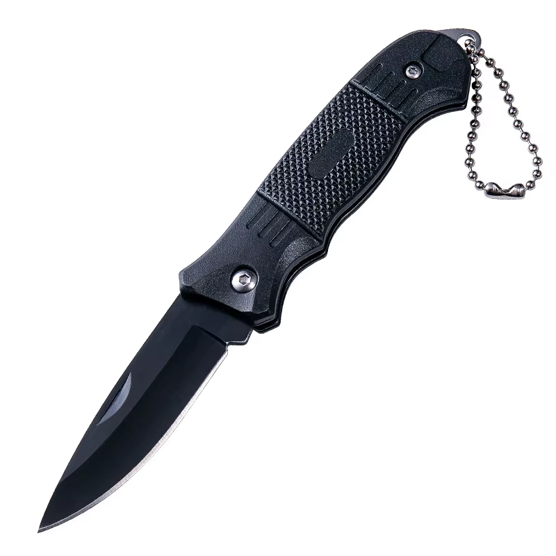 Portable Stainless Steel Keychain Folding Knife for Camping and Everyday Carry