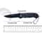 Portable Stainless Steel Keychain Folding Knife for Camping and Everyday Carry