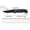 Portable Stainless Steel Keychain Folding Knife for Camping and Everyday Carry