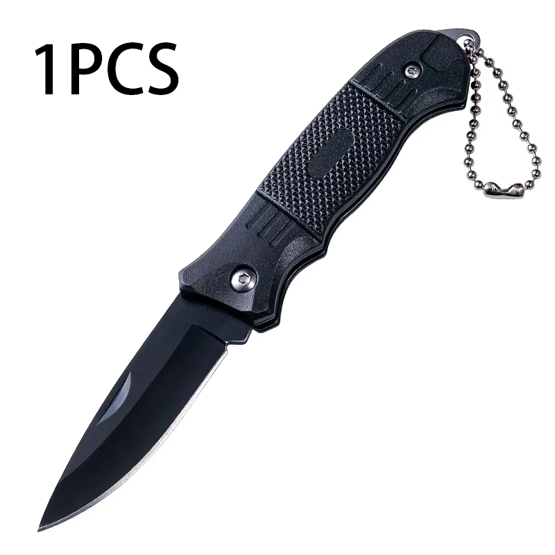 Portable Stainless Steel Keychain Folding Knife for Camping and Everyday Carry