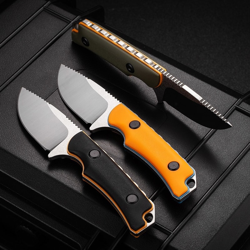 Compact Fixed Blade Camping Knife with Sheath